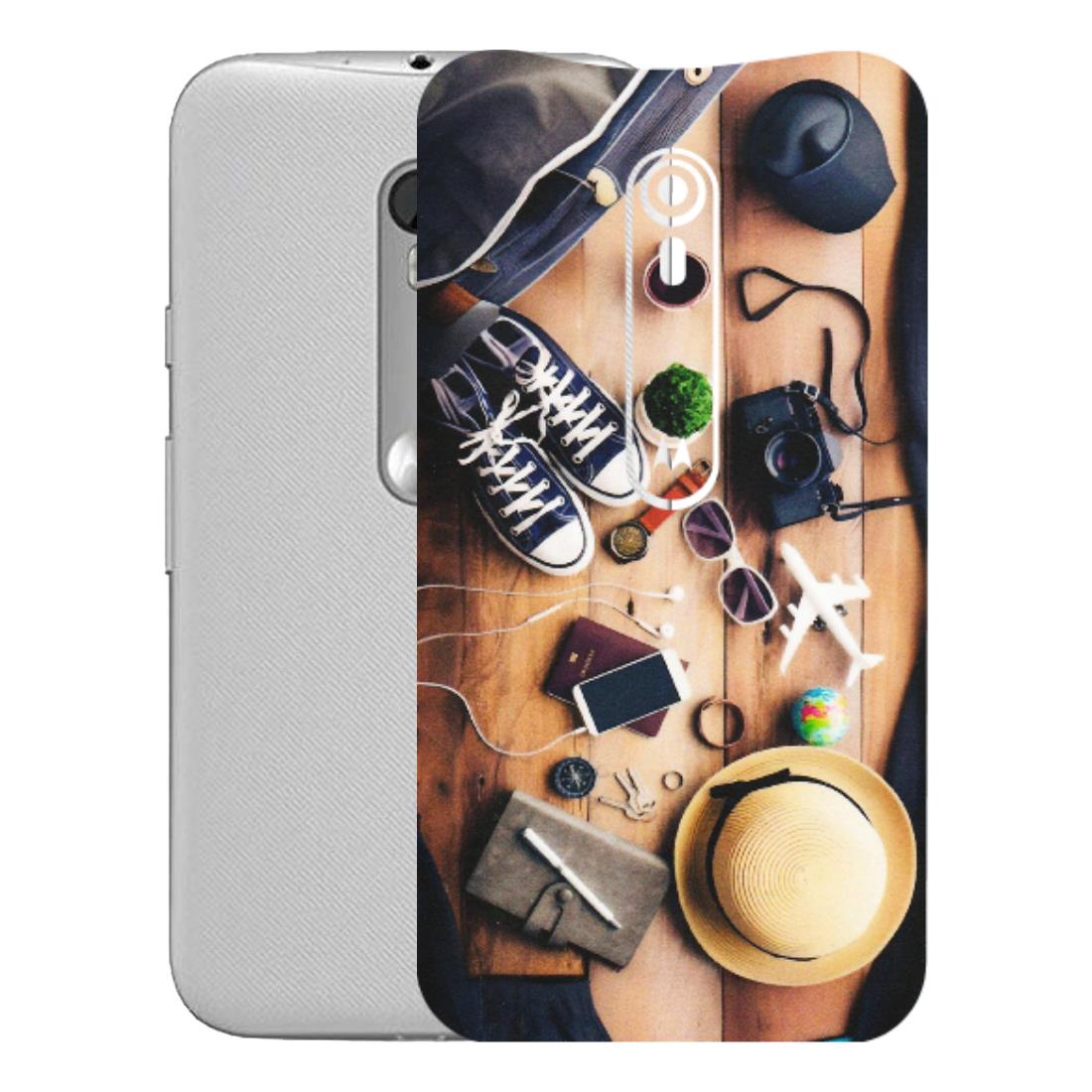 Motorola Phone Skins (All Models) - Travel Wanderlust - Matte Finish (M-133) Motorola Moto G Turbo