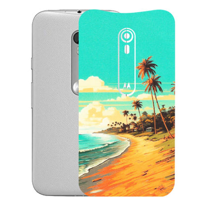 Motorola Phone Skins (All Models) - Miami Beach - Matte Finish (M-136) Motorola Moto G Turbo