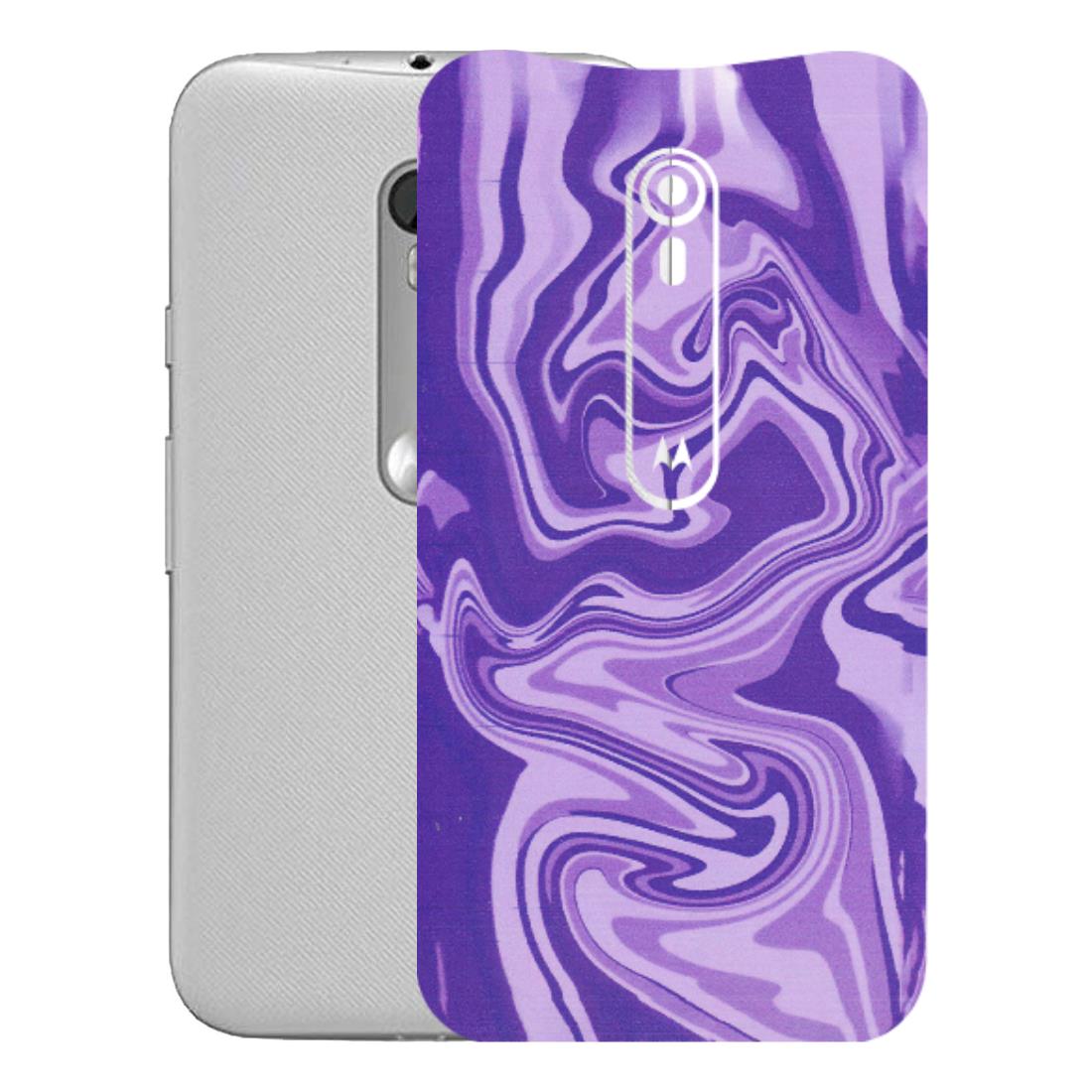 Motorola Phone Skins (All Models) - Hazy Purple Nights - Matte Finish (M-14) Motorola Moto G Turbo