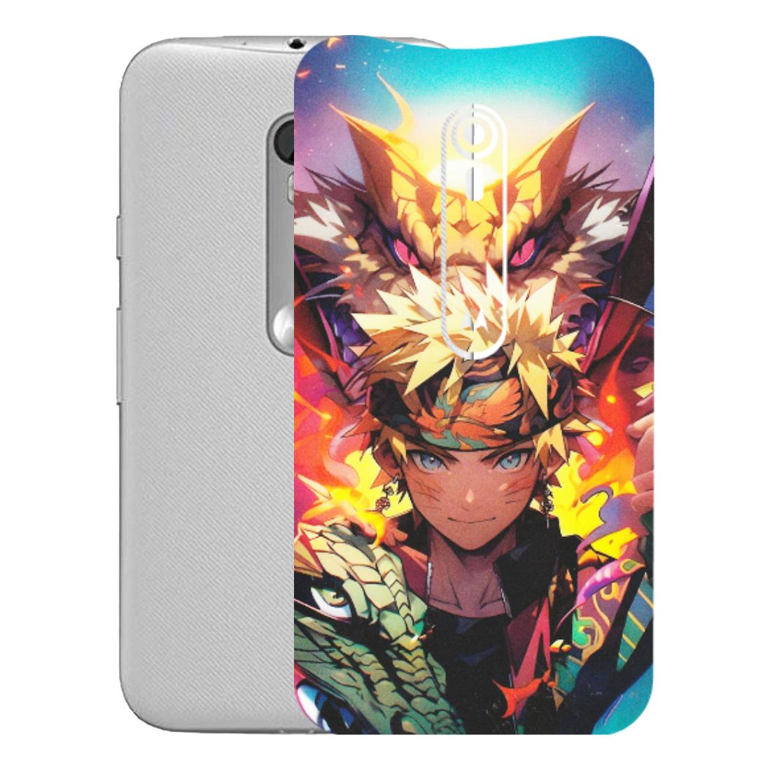 Motorola Phone Skins (All Models) - Angry Naruto Anime - Matte Finish (M-148) Motorola Moto G Turbo