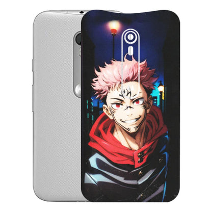Motorola Phone Skins (All Models) - Yuji Itadori Funny Face Anime - Matte Finish (M-152) Motorola Moto G Turbo