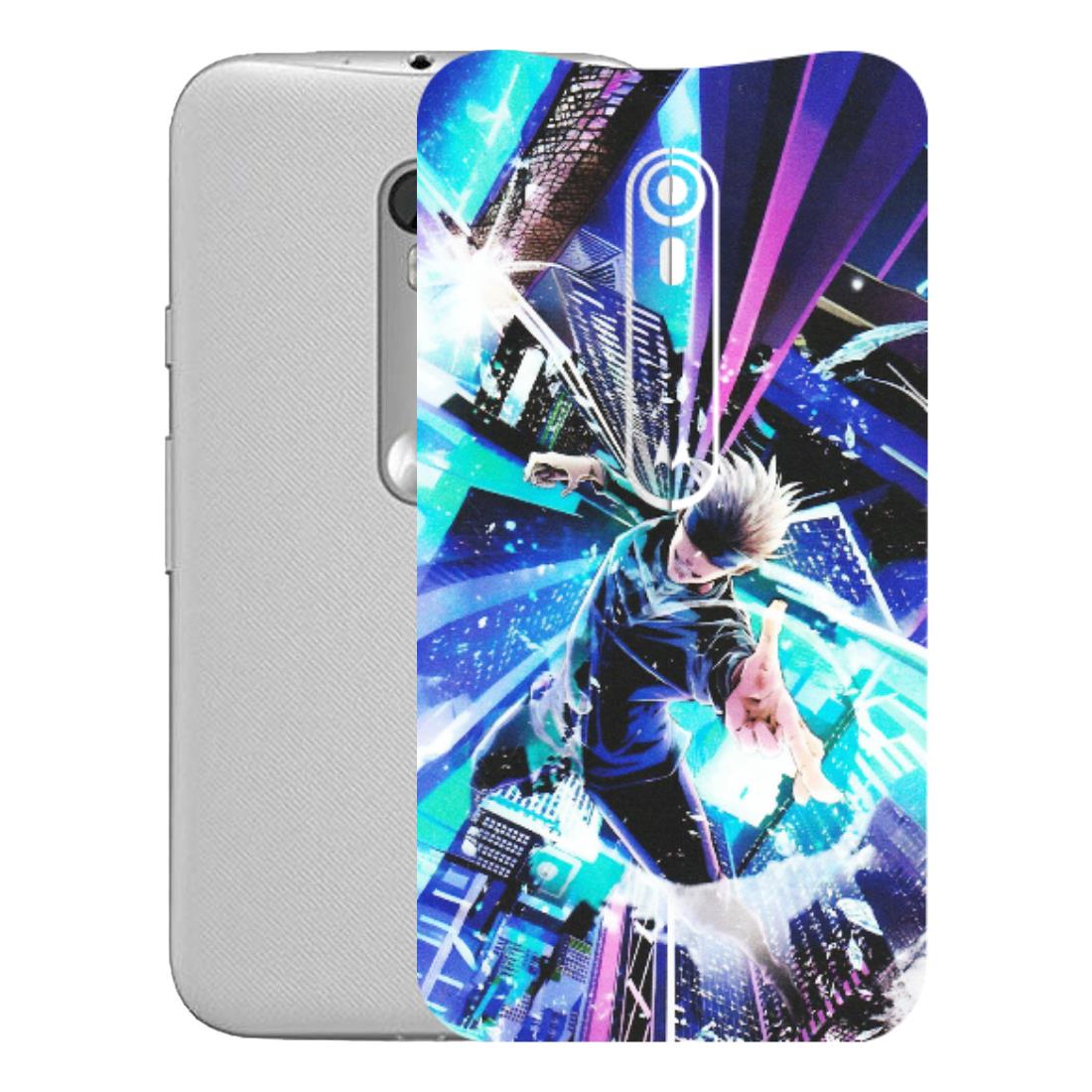 Motorola Phone Skins (All Models) - Manga Action Jujustu Kaisen Anime - Matte Finish (M-155) Motorola Moto G Turbo
