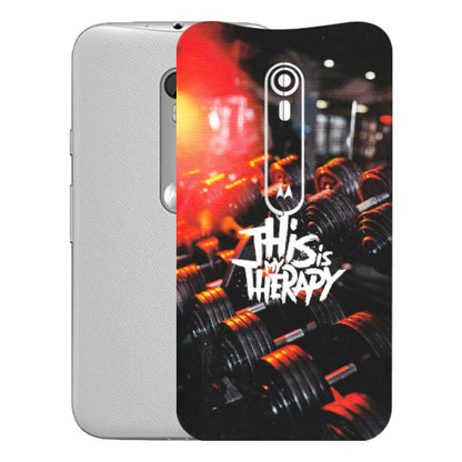 Motorola Phone Skins (All Models) - GYM Lover Therapy - Matte Finish (M-160) Motorola Moto G Turbo