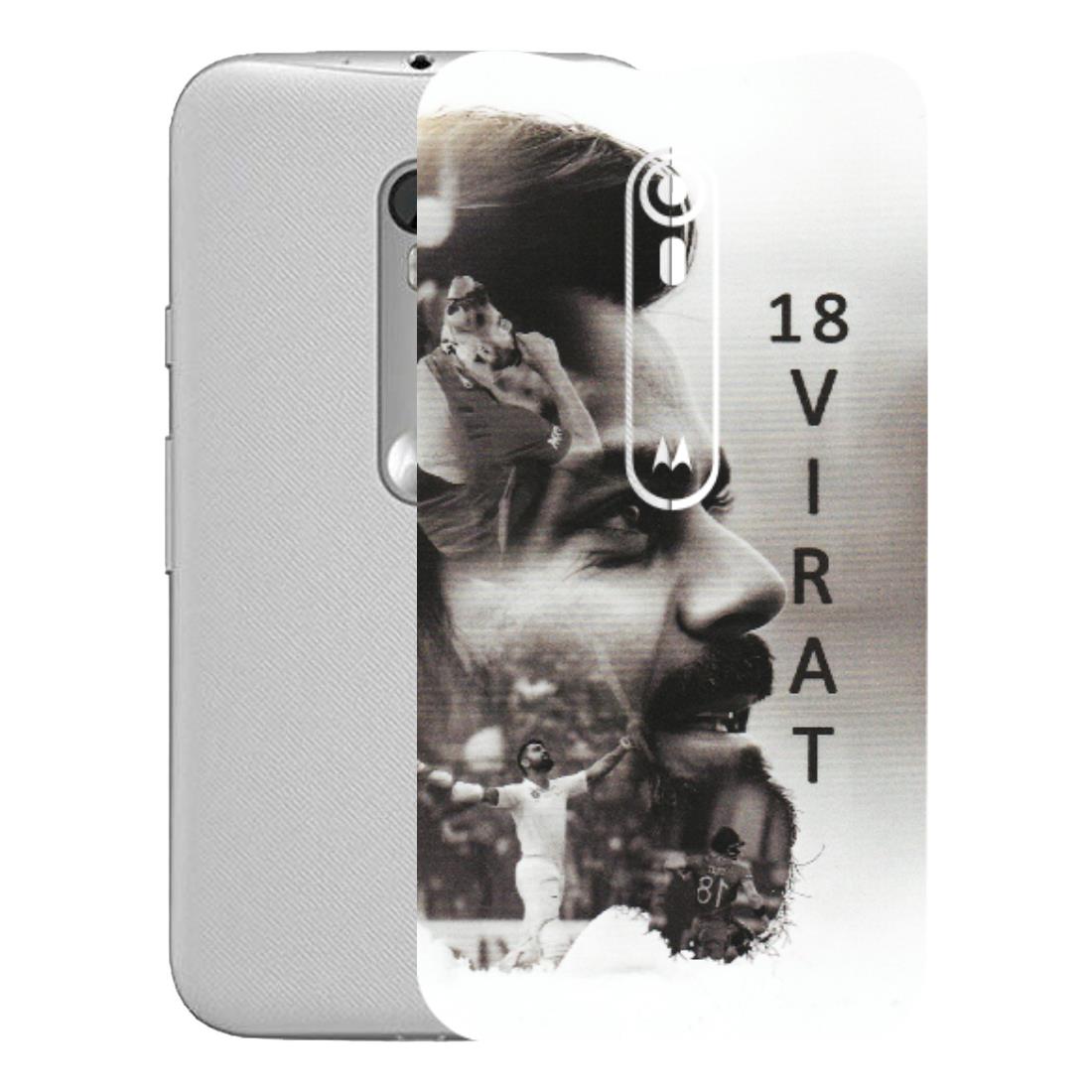 Motorola Phone Skins (All Models) - Virat Kohli Cricketer - Matte Finish (M-163) Motorola Moto G Turbo