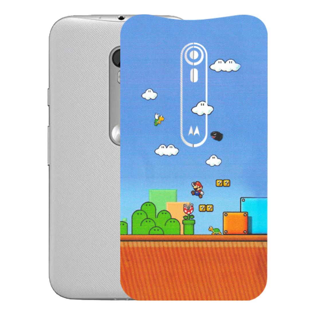 Motorola Phone Skins (All Models) - Mario Game Scene - Matte Finish (M-24) Motorola Moto G Turbo
