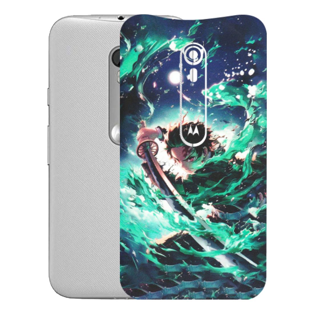 Motorola Phone Skins (All Models) - Sword Fighter Anime - Matte Finish (M-29) Motorola Moto G Turbo