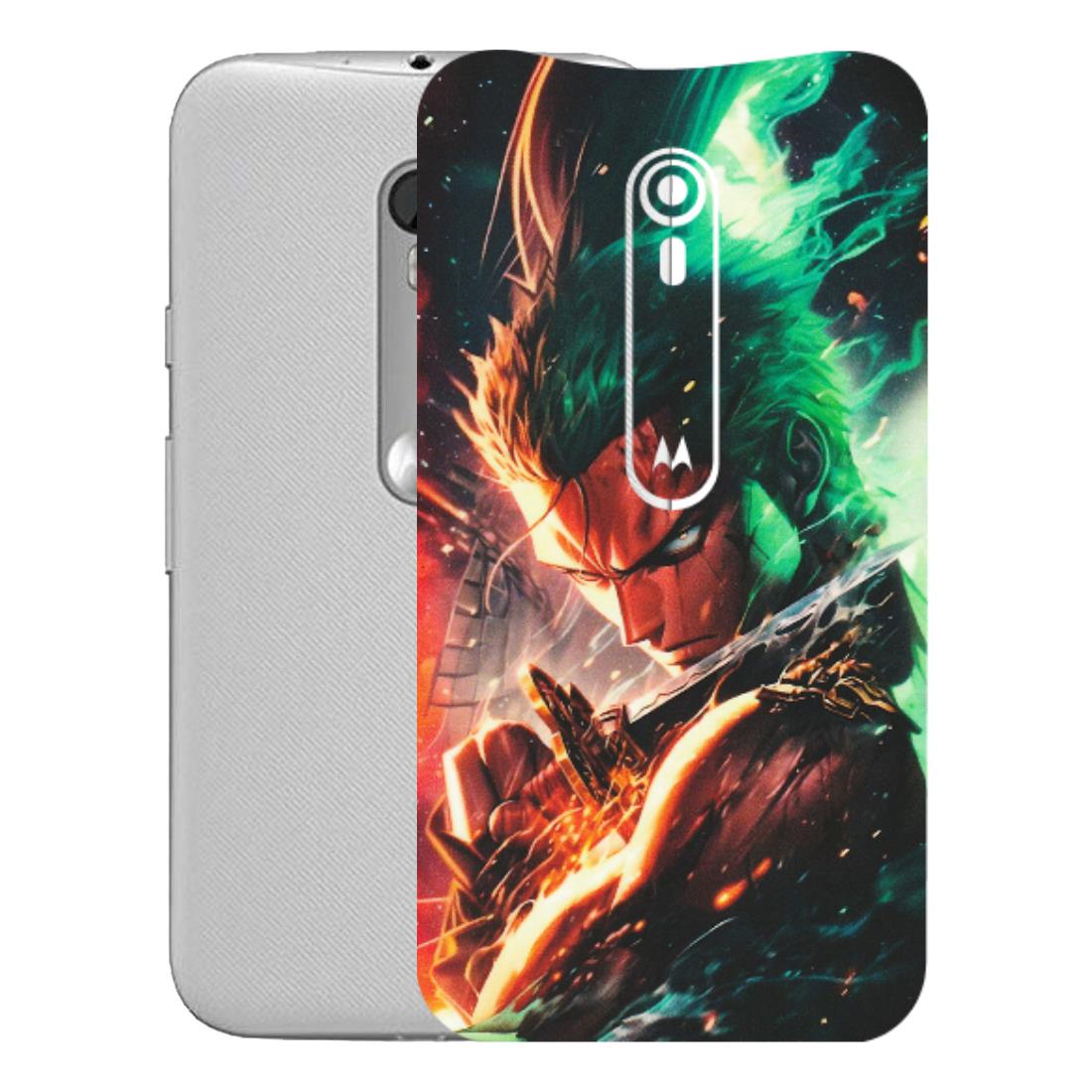 Motorola Phone Skins (All Models) - Anime Gojo Sword - Matte Finish (M-32) Motorola Moto G Turbo