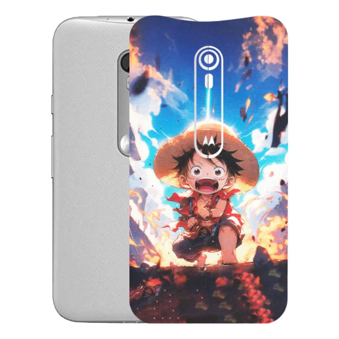 Motorola Phone Skins (All Models) - Toon One Piece Cute Character - Matte Finish (M-35) Motorola Moto G Turbo