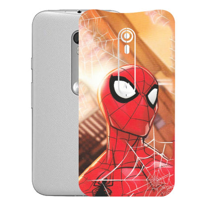 Motorola Phone Skins (All Models) - Spiderman Face New - Matte Finish (M-41) Motorola Moto G Turbo