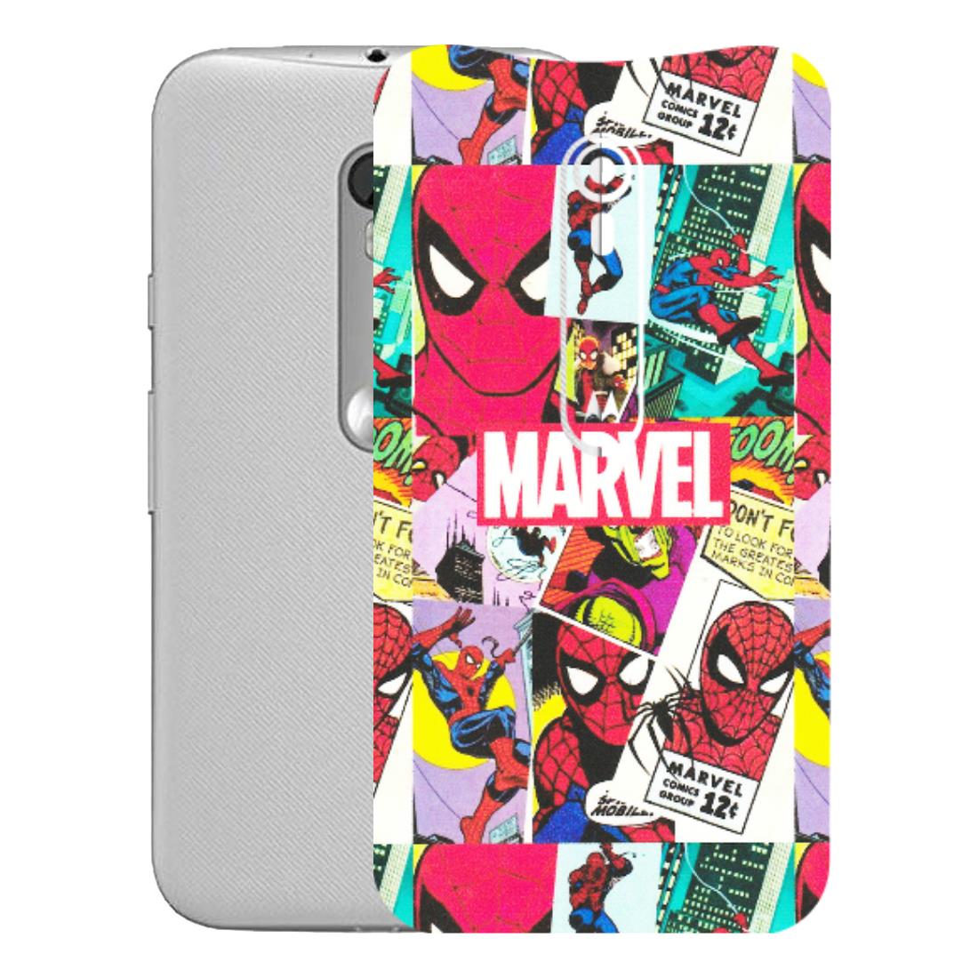 Motorola Phone Skins (All Models) - Marvel Comic Spiderman Grafitti - Matte Finish (M-72) Motorola Moto G Turbo