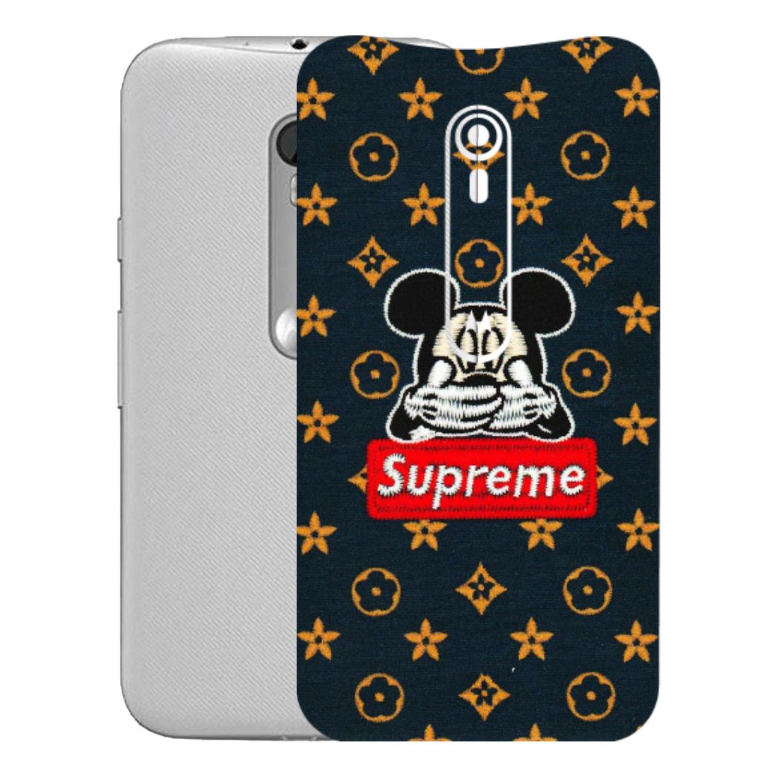 Motorola Phone Skins (All Models) - Mickey Supreme - Matte Finish (M-83) Motorola Moto G Turbo