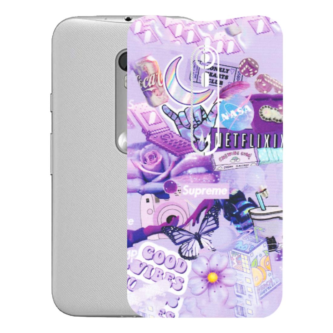 Motorola Phone Skins (All Models) - Supreme Purple Magic - Matte Finish (M-88) Motorola Moto G Turbo
