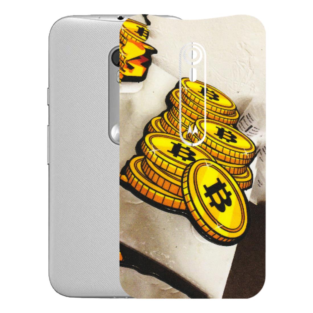 Motorola Phone Skins (All Models) - Billionaire Bitcoin Collection - Matte Finish (M-92) Motorola Moto G Turbo