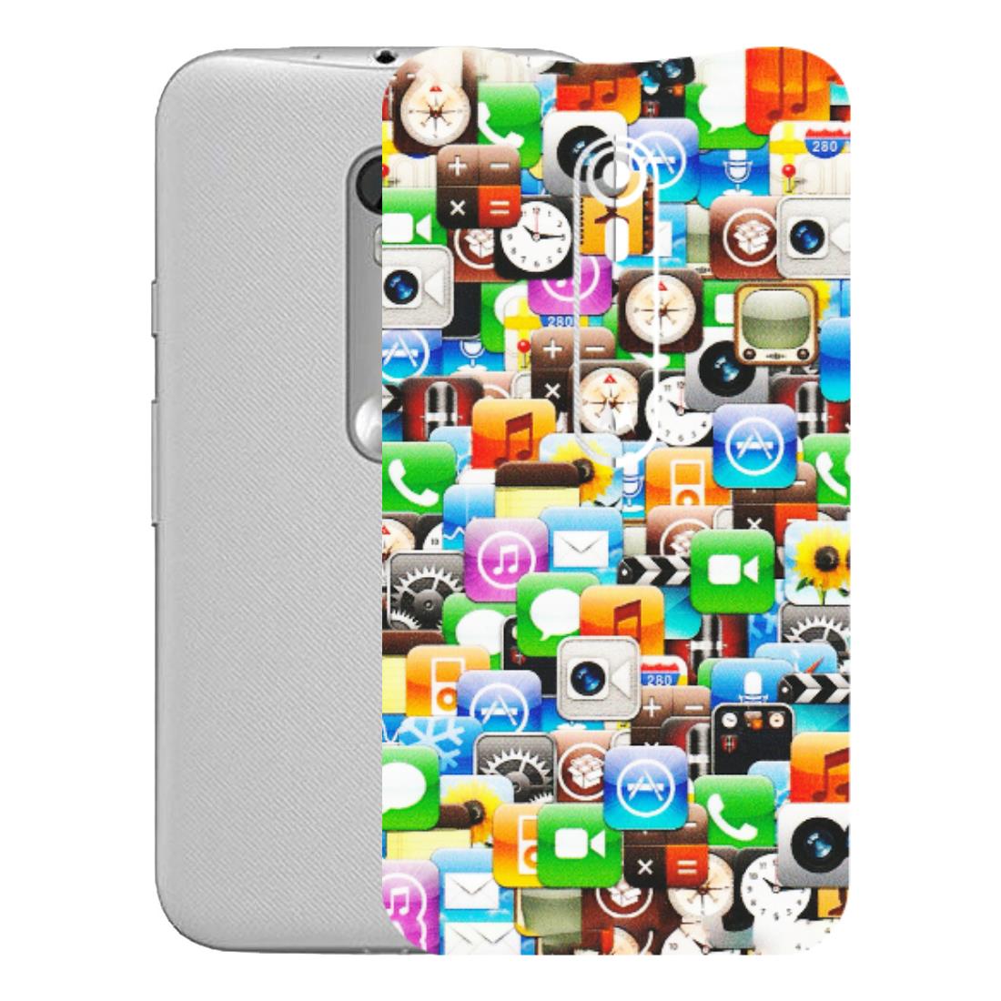 Motorola Phone Skins (All Models) - All Apple Icons - Matte Finish (M-93) Motorola Moto G Turbo