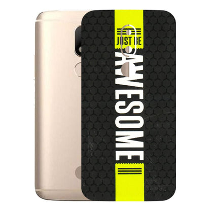 Motorola Phone Skins (All Models) - Just Be Awesome - 3D Embossed Finish (L-101) Motorola Moto M