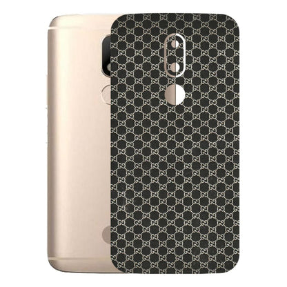 Motorola Phone Skins (All Models) - Black G Print - 3D Embossed Finish (L-109) Motorola Moto M