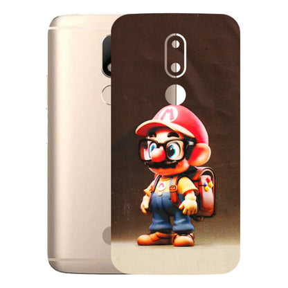 Motorola Phone Skins (All Models) - Little Mario - 3D Embossed Finish (L-119) Motorola Moto M