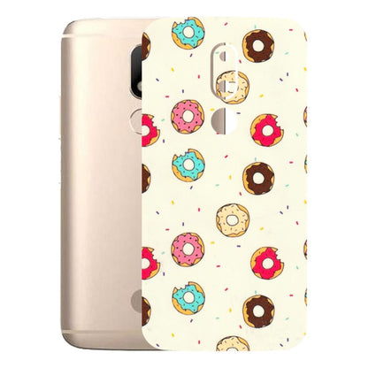 Motorola Phone Skins (All Models) - Mini Donuts Doodle Art - 3D Embossed Finish (L-122) Motorola Moto M