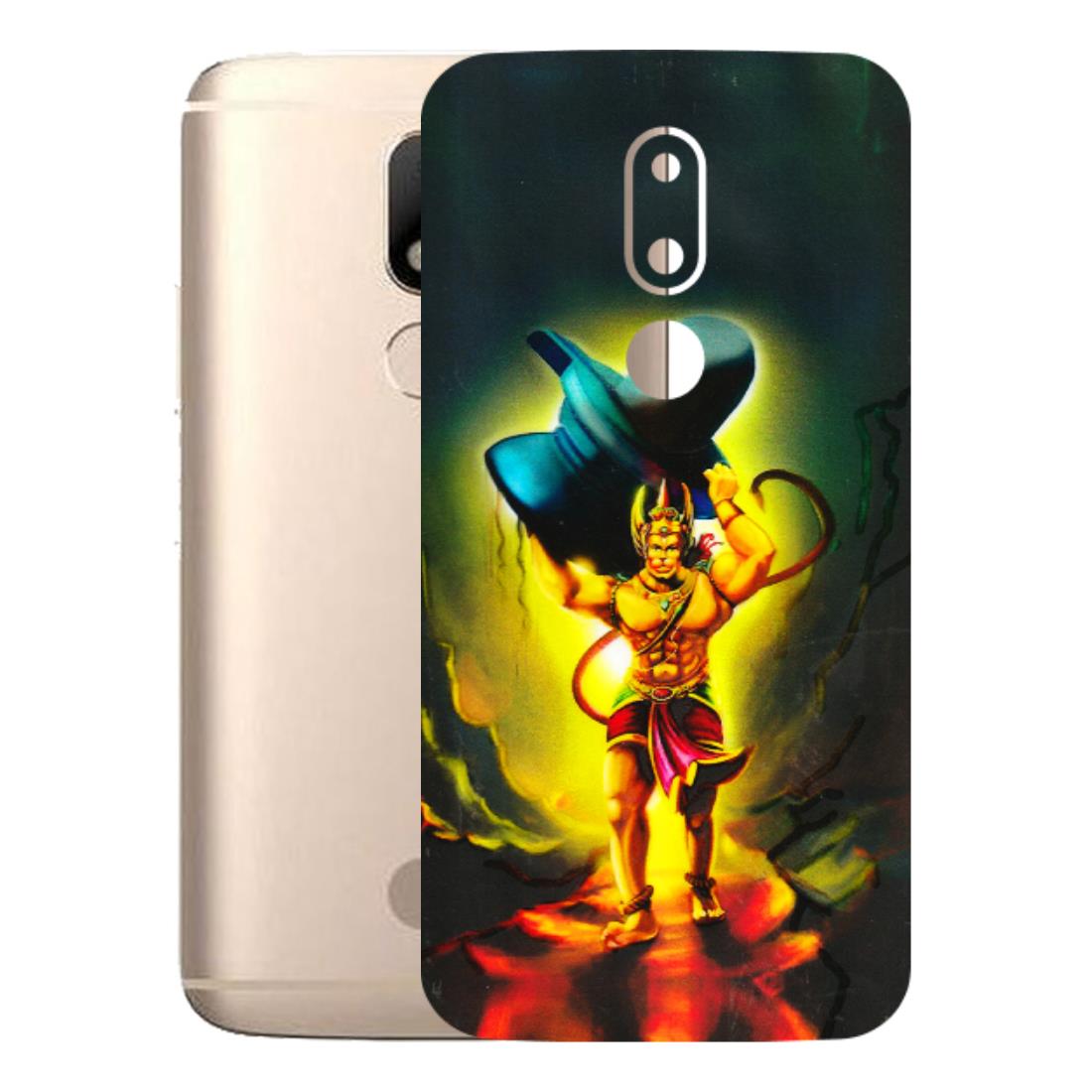 Motorola Phone Skins (All Models) - Hanuman Ji - 3D Embossed Finish (L-128) Motorola Moto M