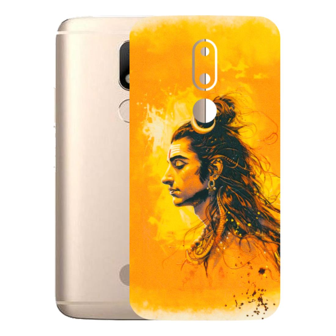Motorola Phone Skins (All Models) - Shiv Shakti - 3D Embossed Finish (L-14) Motorola Moto M