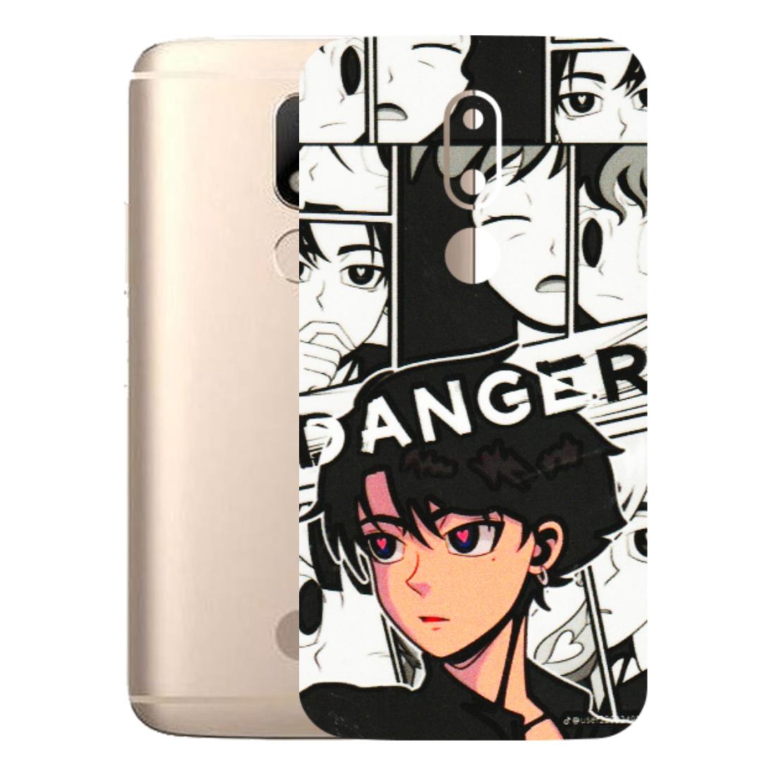 Motorola Phone Skins (All Models) - Danger Anime - 3D Embossed Finish (L-155) Motorola Moto M