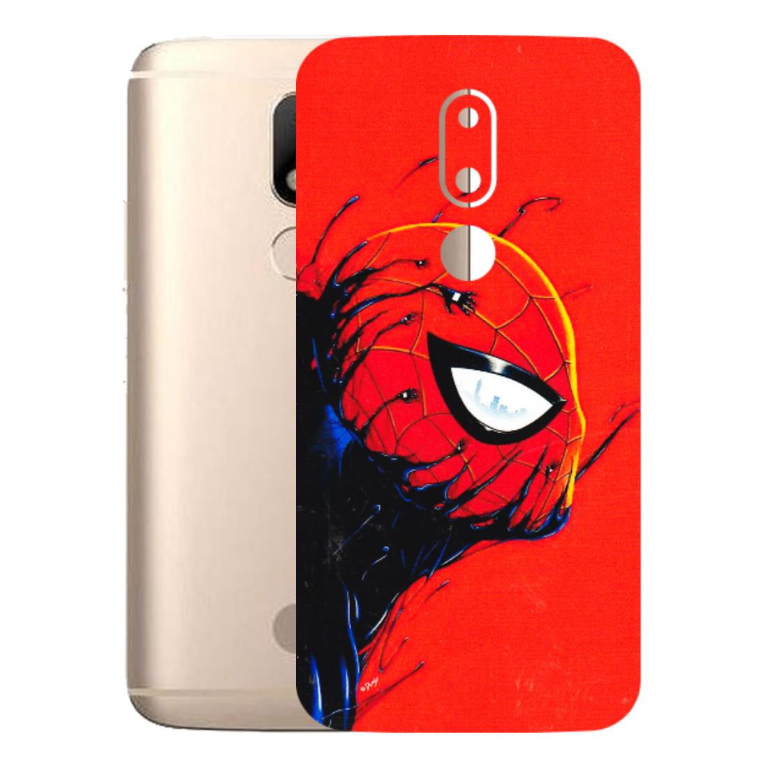 Motorola Phone Skins (All Models) - Spiderman Face Venom - 3D Embossed Finish (L-165) Motorola Moto M