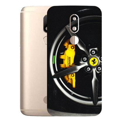 Motorola Phone Skins (All Models) - Ferrari Wheel Alloy - 3D Embossed Finish (L-173) Motorola Moto M