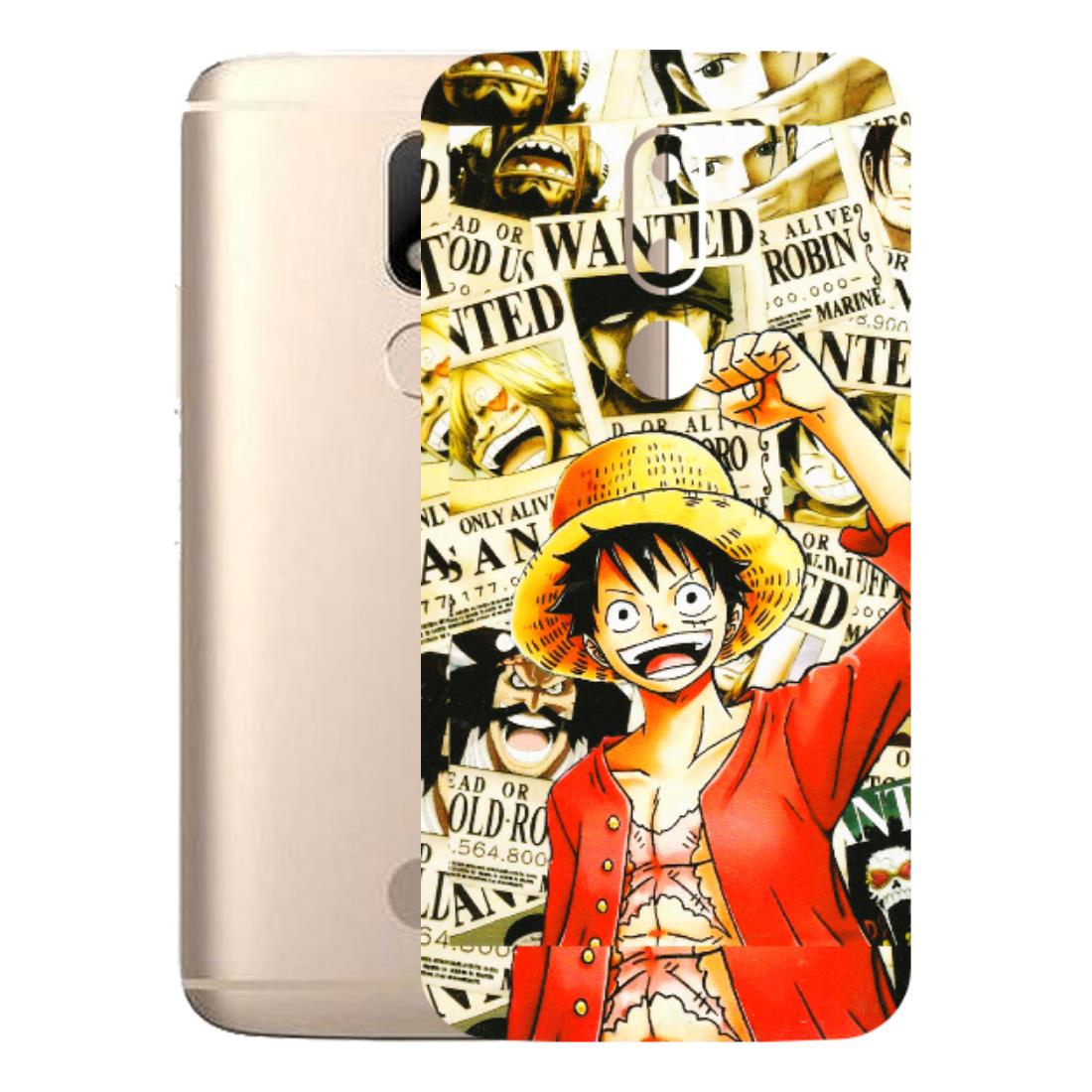 Motorola Phone Skins (All Models) - Luffy Anime - 3D Embossed Finish (L-177) Motorola Moto M
