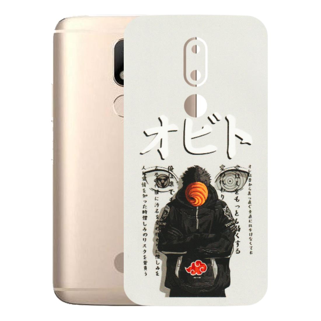 Motorola Phone Skins (All Models) - Obito Anime Eye - 3D Embossed Finish (L-19) Motorola Moto M