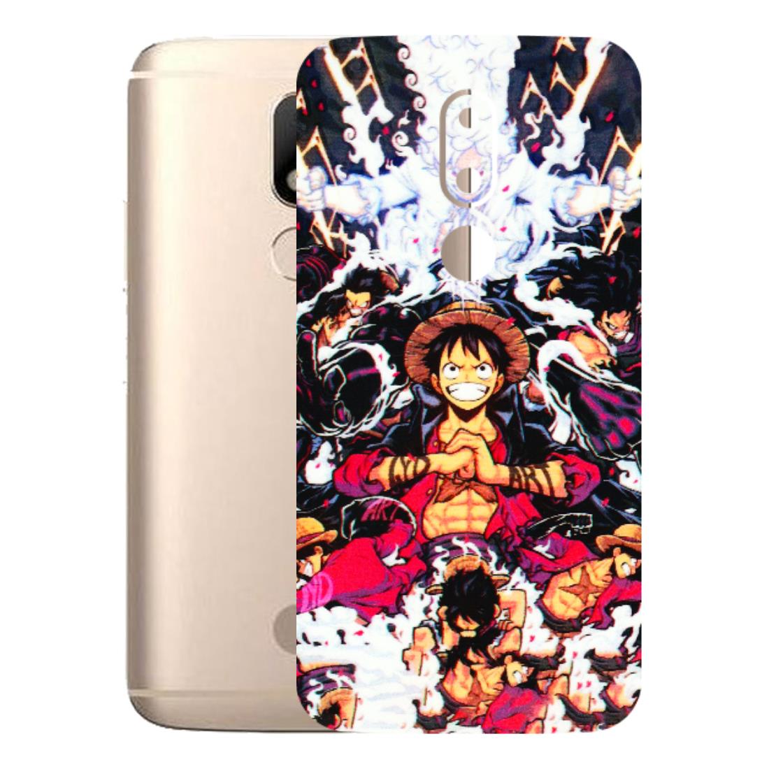 Motorola Phone Skins (All Models) - Luffy Anime Character - 3D Embossed Finish (L-203) Motorola Moto M