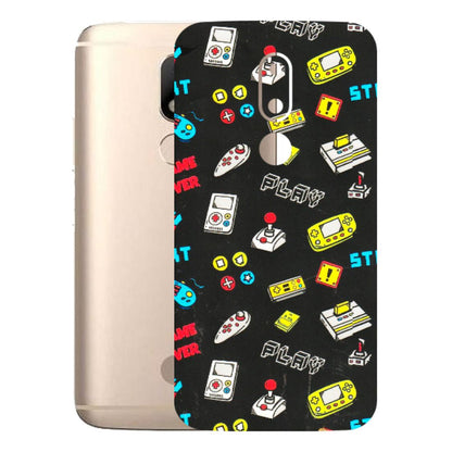 Motorola Phone Skins (All Models) - Gaming Doodles - 3D Embossed Finish (L-224) Motorola Moto M