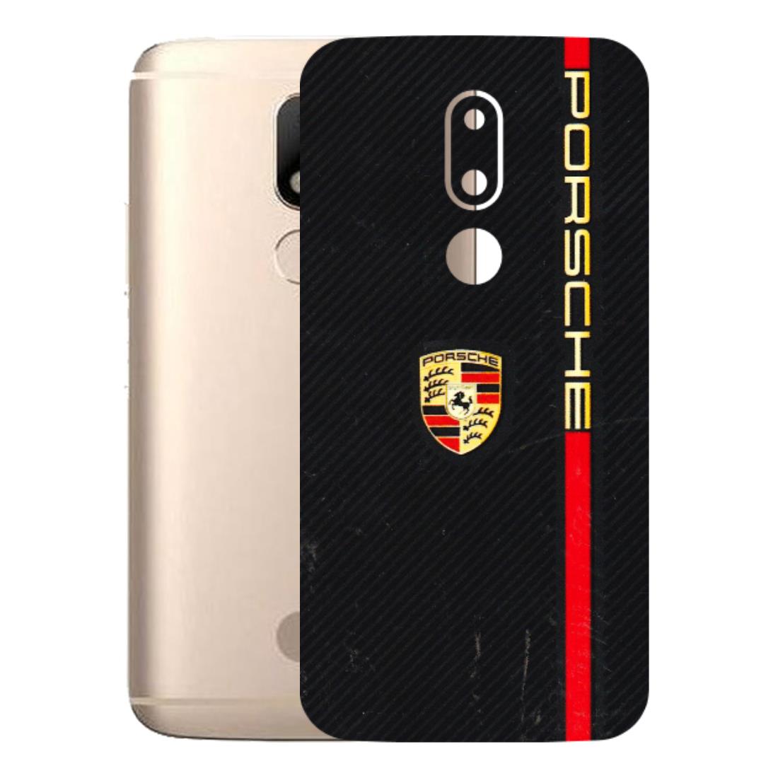 Motorola Phone Skins (All Models) - Premium Porsche - 3D Embossed Finish (L-225) Motorola Moto M