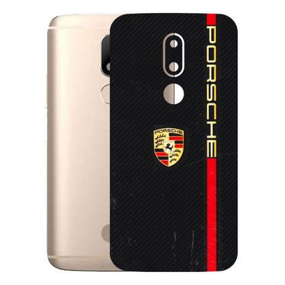 Motorola Phone Skins (All Models) - Premium Porsche - 3D Embossed Finish (L-225) Motorola Moto M