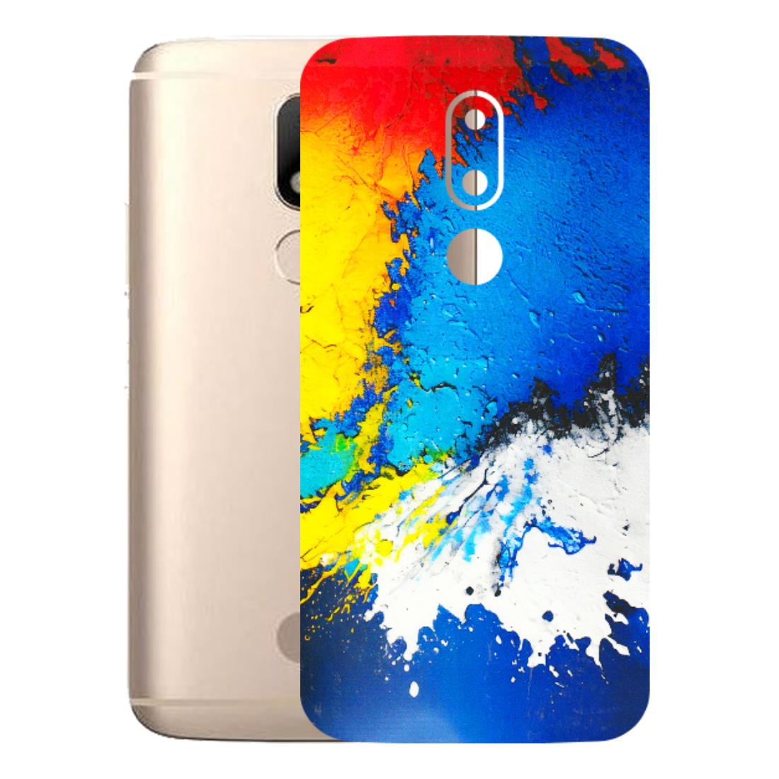 Motorola Phone Skins (All Models) - Acrylic Paint Spill - 3D Embossed Finish (L-229) Motorola Moto M