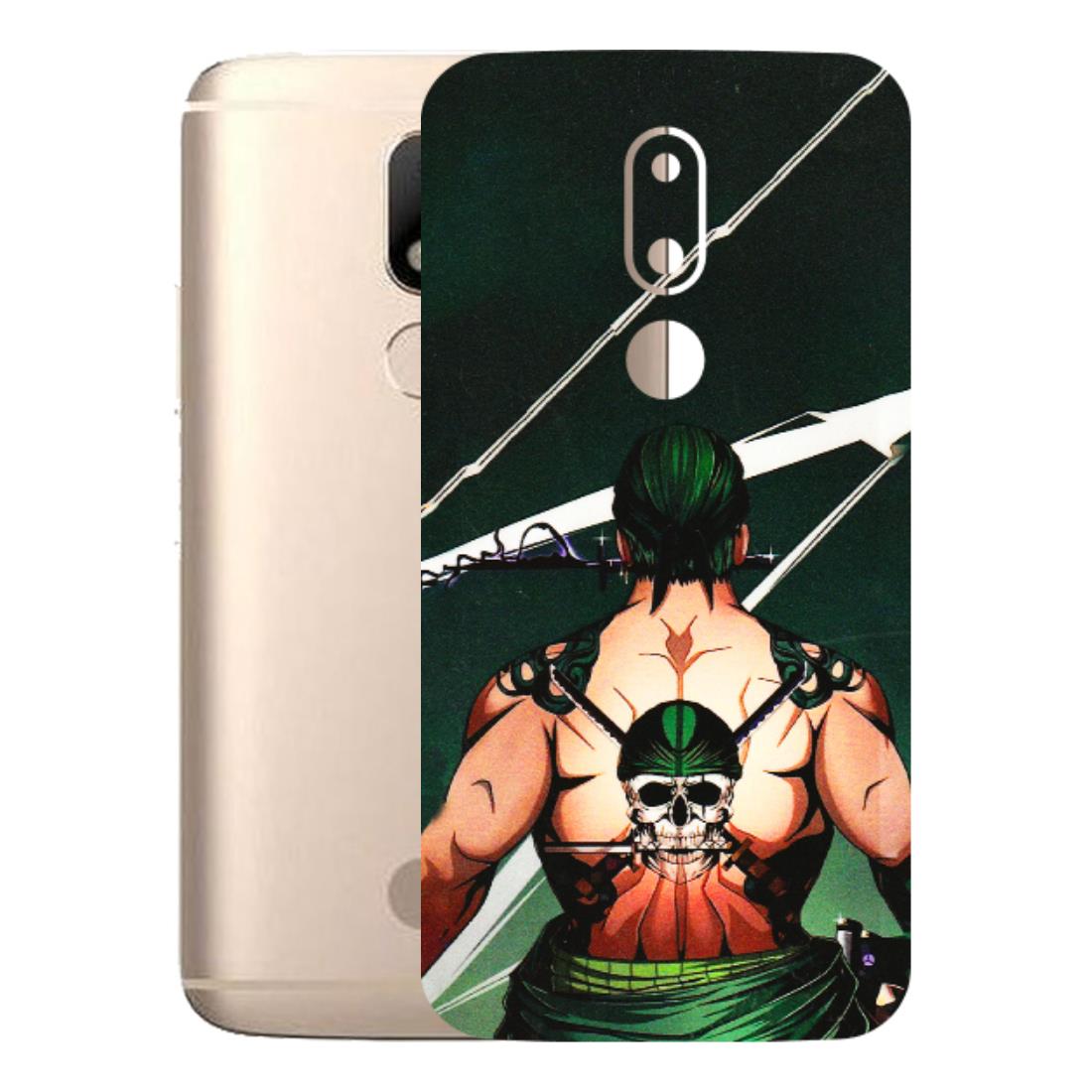 Motorola Phone Skins (All Models) - Zoro Anime - 3D Embossed Finish (L-23) Motorola Moto M