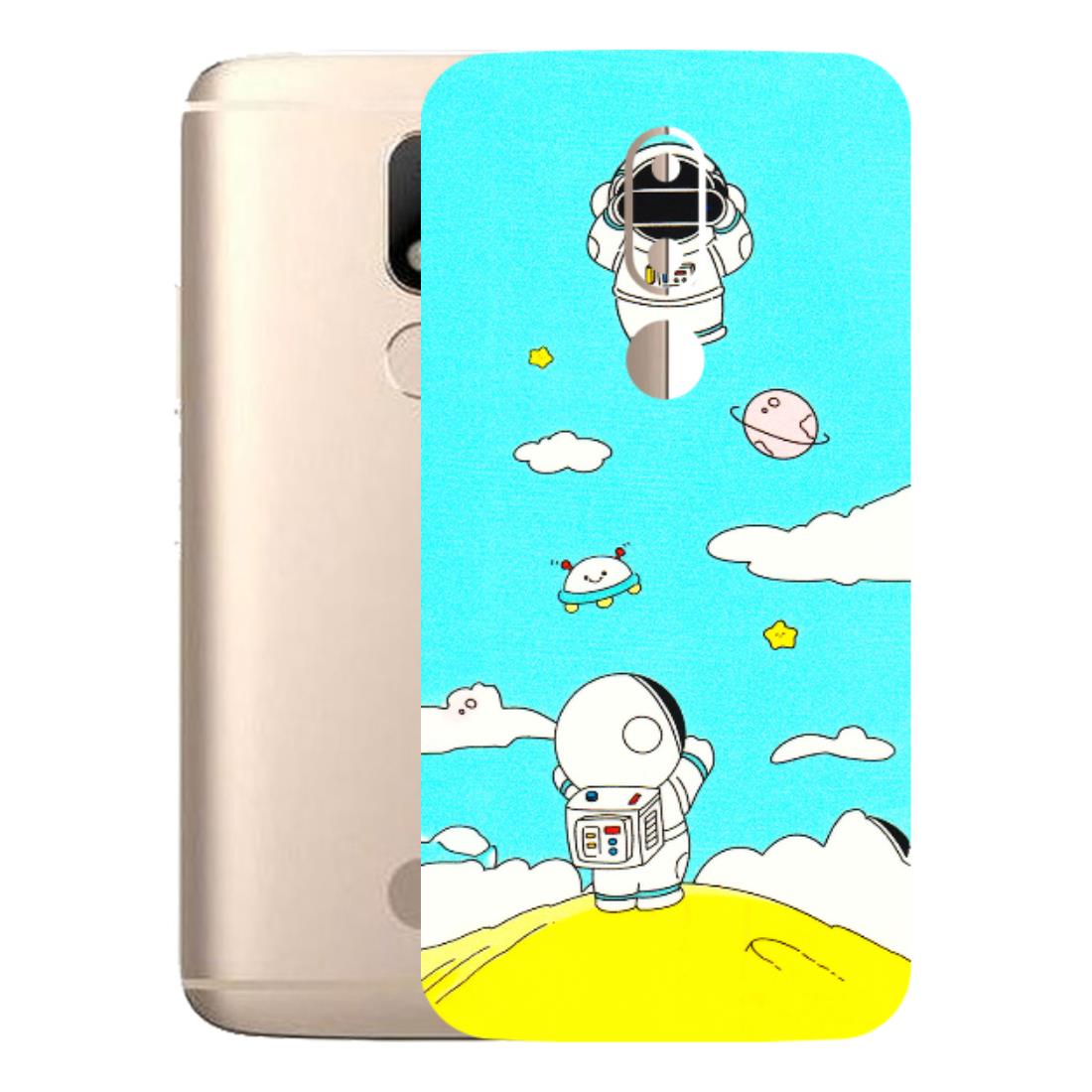 Motorola Phone Skins (All Models) - Blue Skies Astro Float - 3D Embossed Finish (L-230) Motorola Moto M