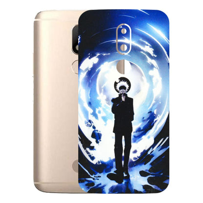 Motorola Phone Skins (All Models) - Satoru Gojo Dark Blue - 3D Embossed Finish (L-235) Motorola Moto M