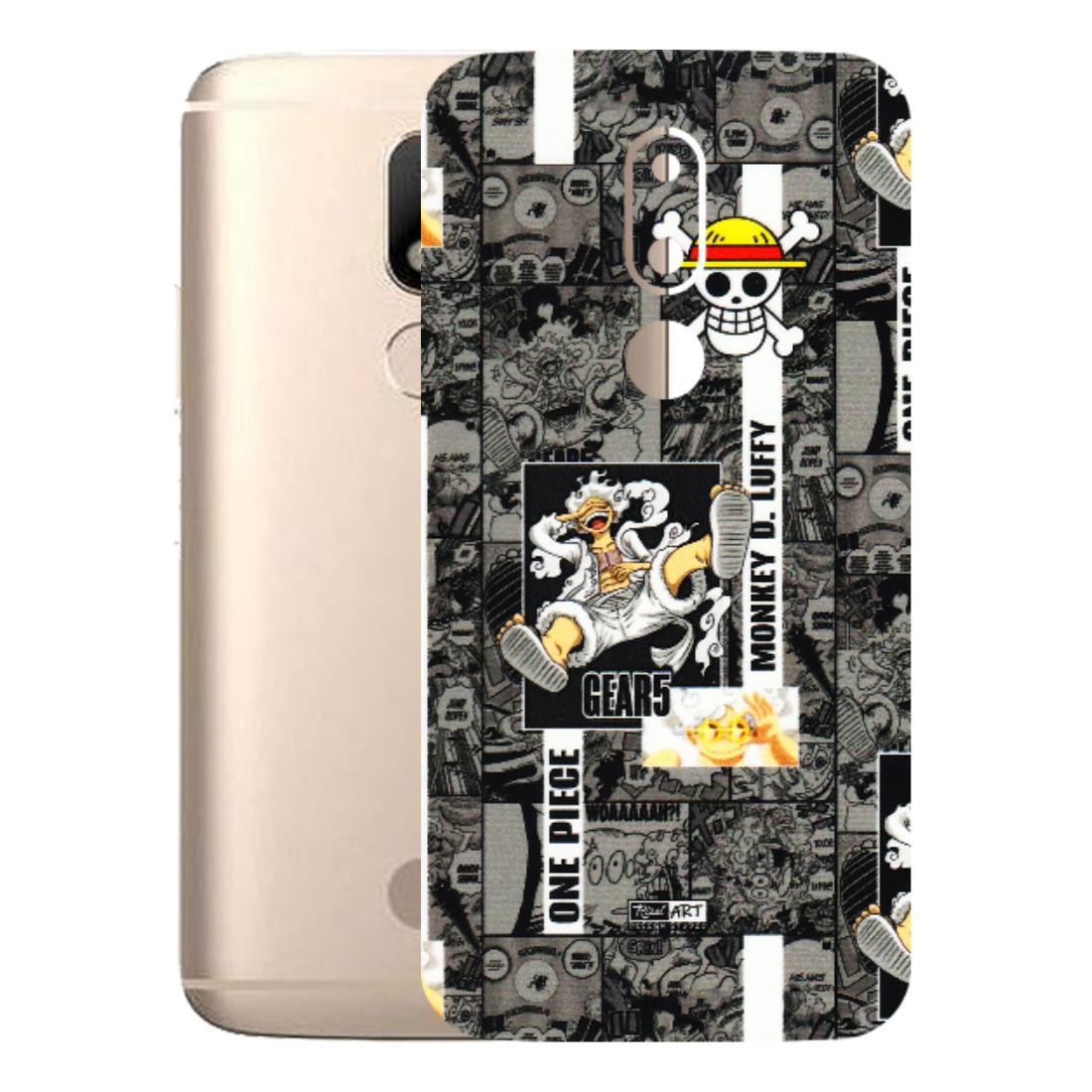 Motorola Phone Skins (All Models) - Cuffy Anime MonkeyCamic - 3D Embossed Finish (L-242) Motorola Moto M