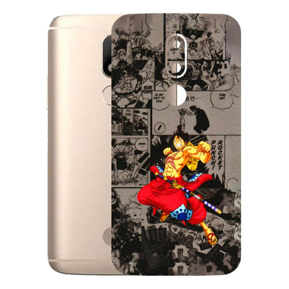 Motorola Phone Skins (All Models) - One Piece Rocket Punch Manga - 3D Embossed Finish (L-25) Motorola Moto M