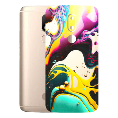 Motorola Phone Skins (All Models) - Multicolor Abstract pattern - 3D Embossed Finish (L-254) Motorola Moto M