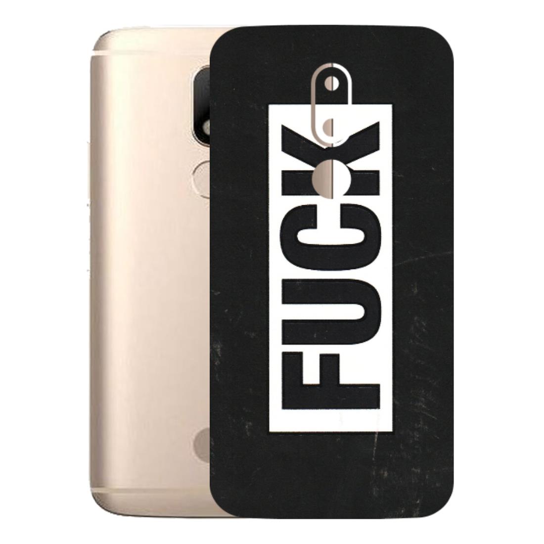 Motorola Phone Skins (All Models) - The F Word - 3D Embossed Finish (L-255) Motorola Moto M