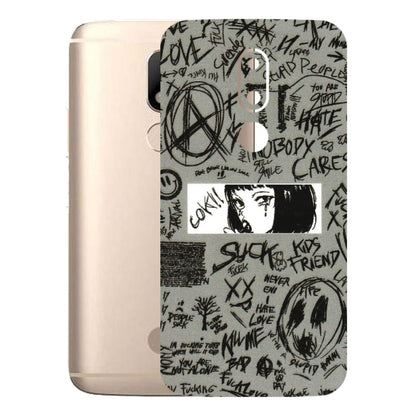 Motorola Phone Skins (All Models) - Never Have Love Anime - 3D Embossed Finish (L-260) Motorola Moto M
