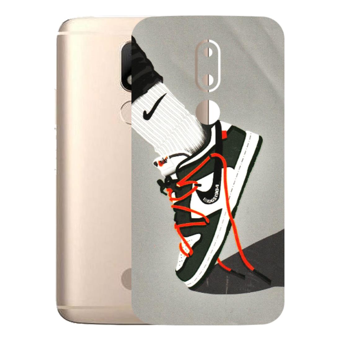Motorola Phone Skins (All Models) - New Grey Sneaker - 3D Embossed Finish (L-261) Motorola Moto M