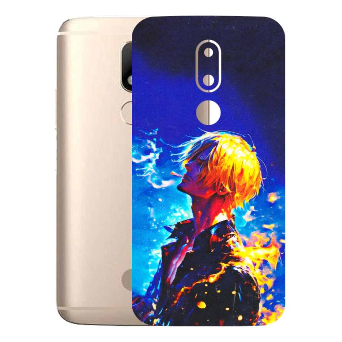 Motorola Phone Skins (All Models) - Sanji Vinsmoke One Piece - 3D Embossed Finish (L-319) Motorola Moto M