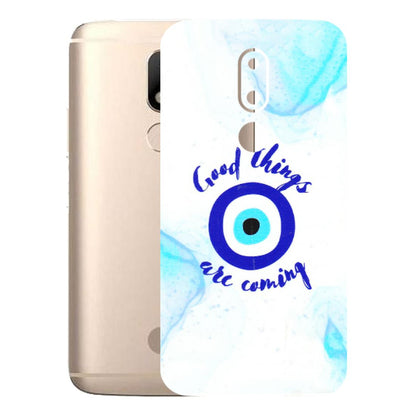 Motorola Phone Skins (All Models) - Evil Eye Good Things Are Coming - 3D Embossed Finish (L-322) Motorola Moto M