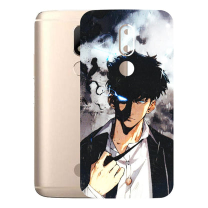 Motorola Phone Skins (All Models) - Sung Jinwoo Manhwa Anime - 3D Embossed Finish (L-328) Motorola Moto M