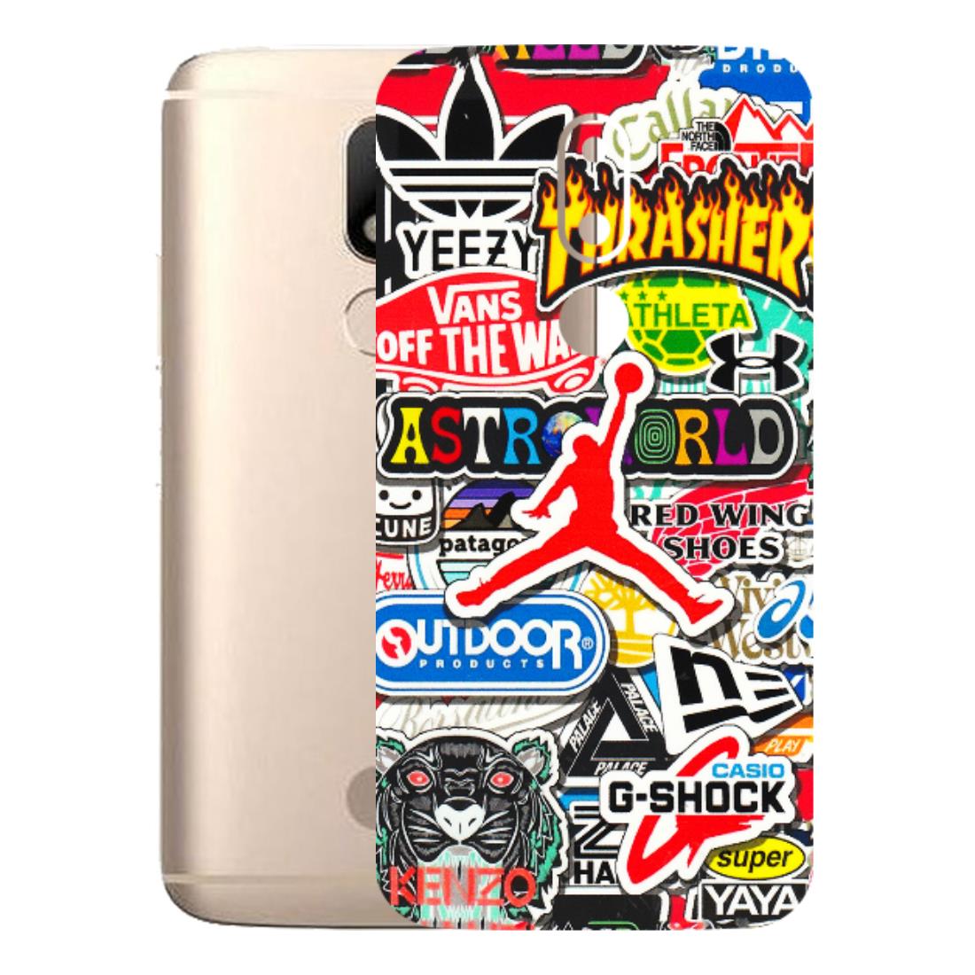 Motorola Phone Skins (All Models) - Multi Brands Sticker Graffiti - 3D Embossed Finish (L-37) Motorola Moto M