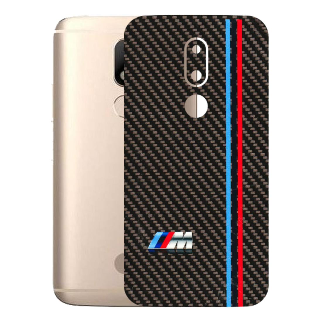 Motorola Phone Skins (All Models) - BM Carbon Fiber Feels - 3D Embossed Finish (L-38) Motorola Moto M