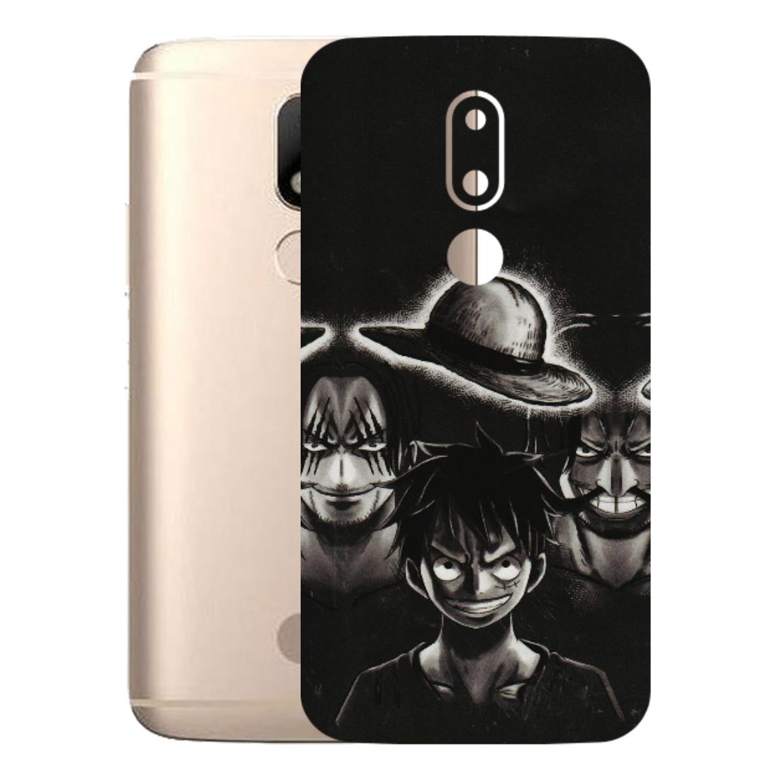 Motorola Phone Skins (All Models) - Black Luffy Hat - 3D Embossed Finish (L-57) Motorola Moto M