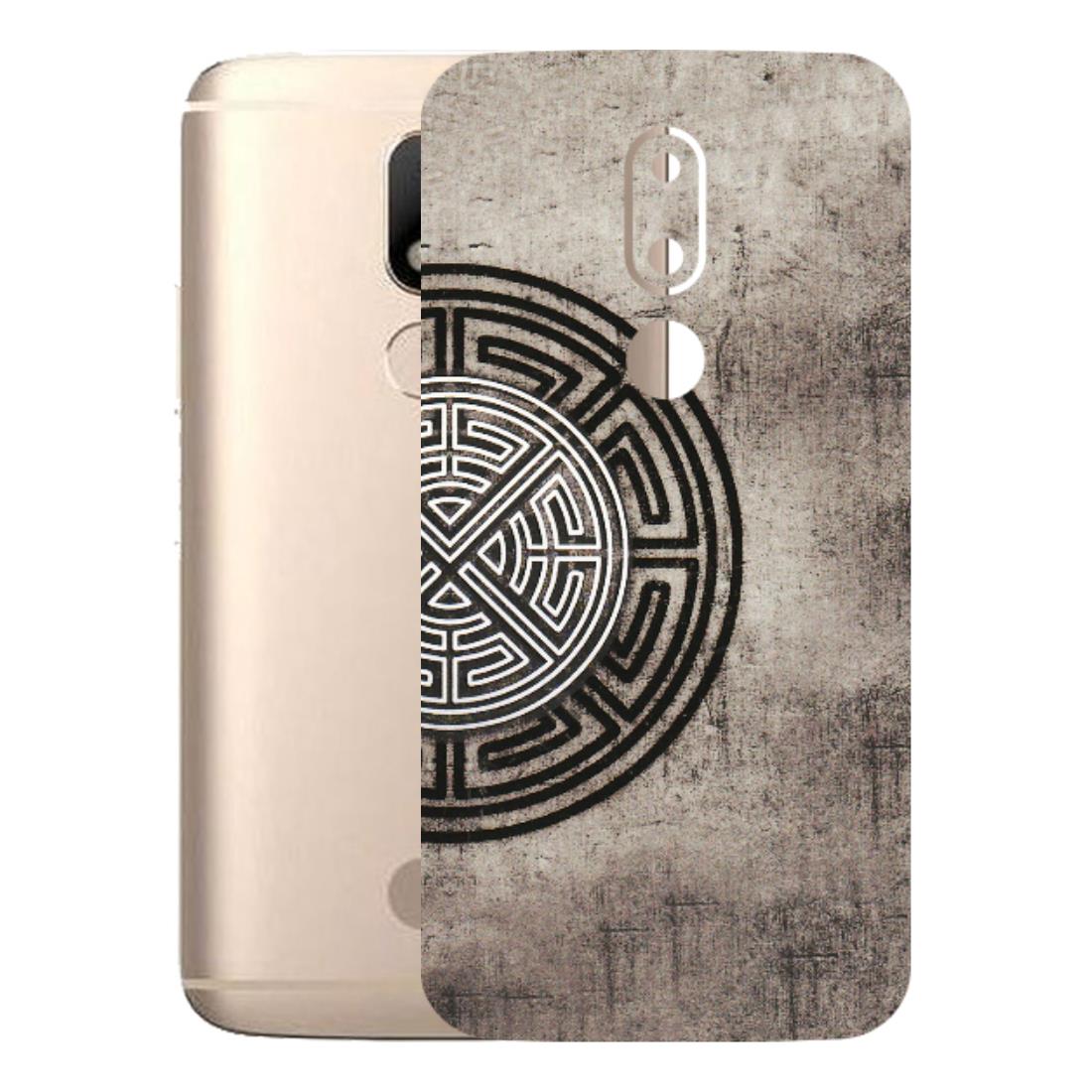 Motorola Phone Skins (All Models) - Mysterious Circular Design - 3D Embossed Finish (L-63) Motorola Moto M